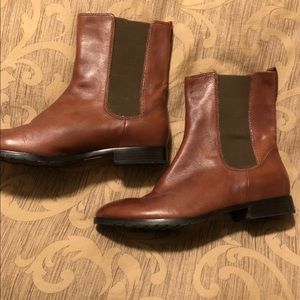 Cole Haan Brown leather ankle boots